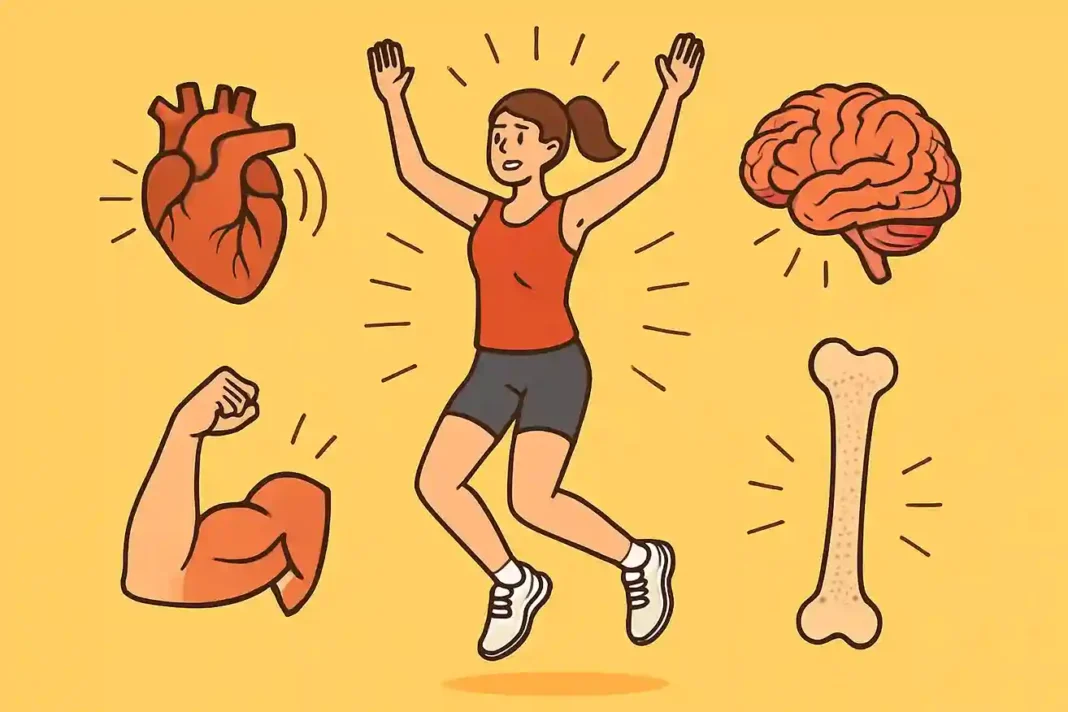 Kanadische Frau springt täglich 50 Mal – Energie, Glück und mentale Klarheit steigern