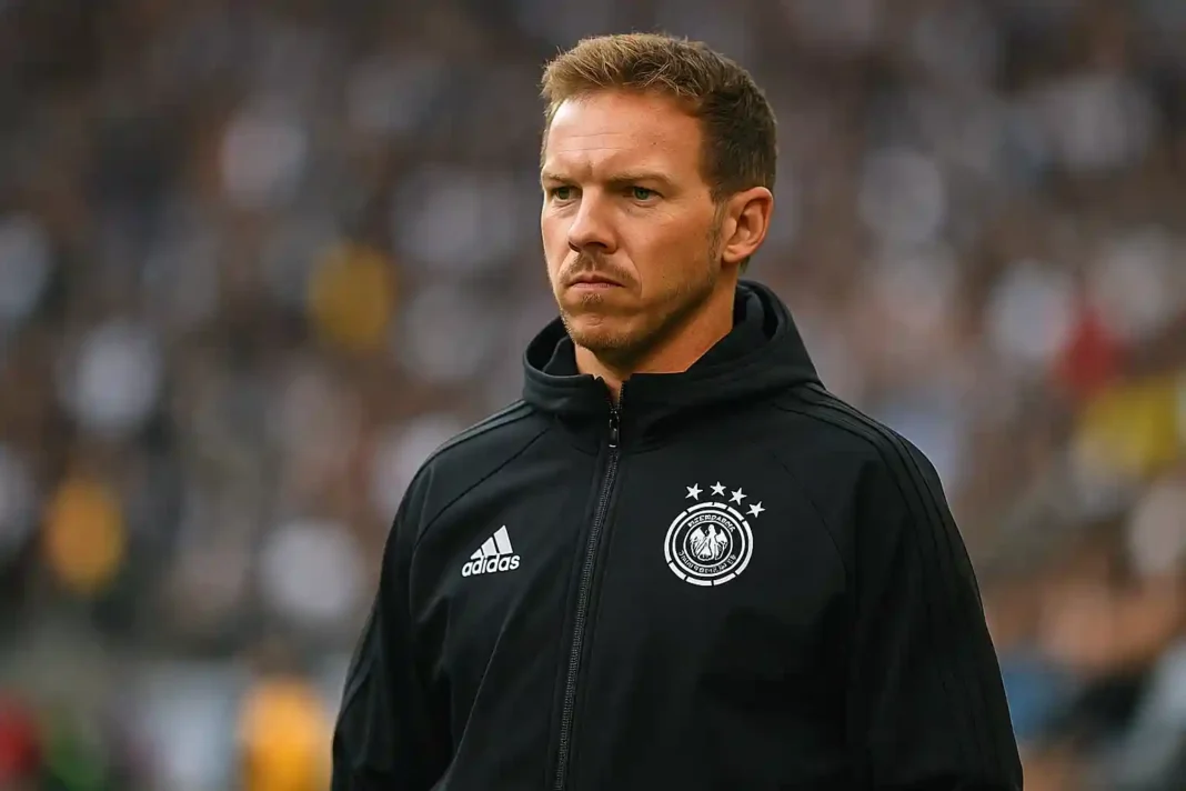 Joshua Kimmich und Nico Schlottbeck beim Aufwärmen