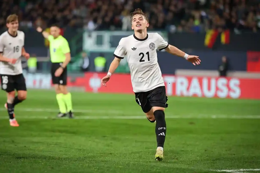 linart-karl-deutschland-u21-tor Linart Karl feiert sein erstes Tor für Deutschland U21 im Spiel gegen Malta