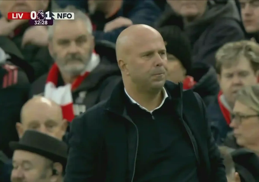 Liverpool verliert zuhause 0:3 gegen Nottingham Forest in der Premier League