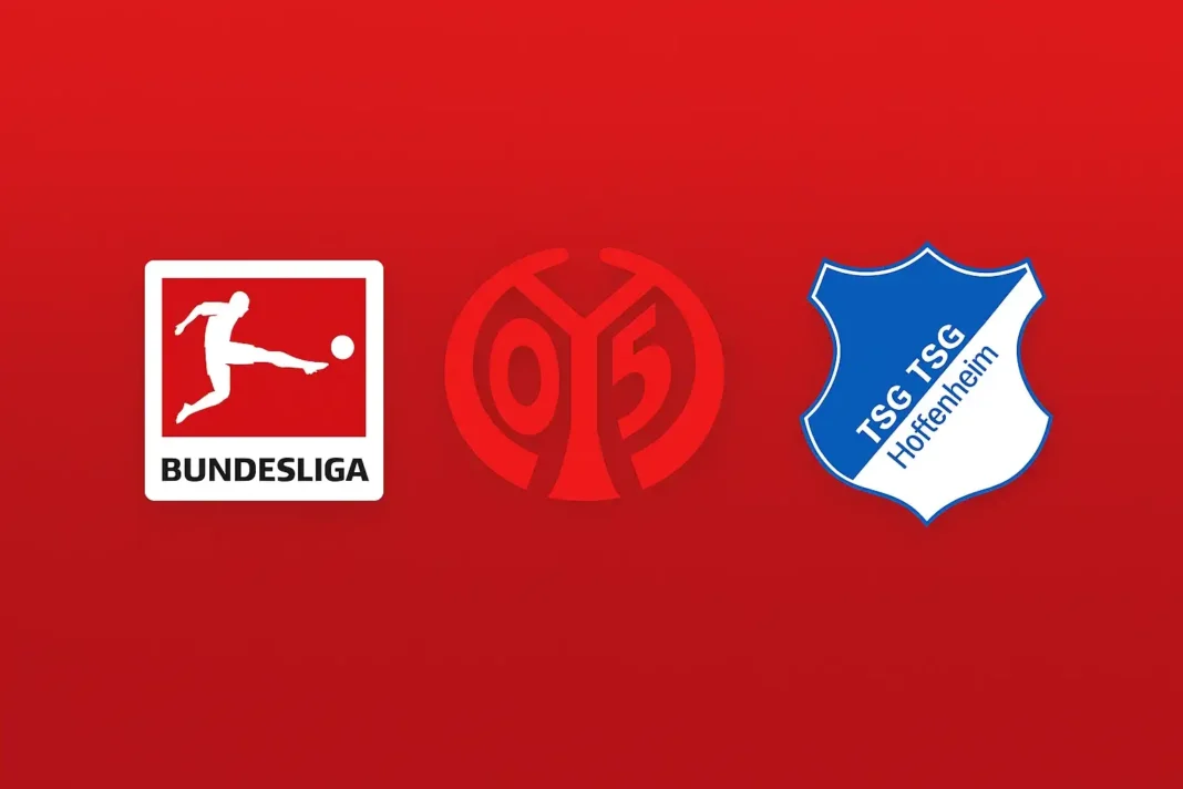 Spielszene Mainz 05 gegen Hoffenheim am 21. November 2025 in der Coface Arena