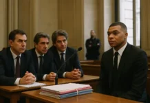 Kylian Mbappé vs. PSG: 263 Mio. Euro Schadensersatzstreit vor Gericht – Ablösefreier Wechsel zu Real Madrid Kylian Mbappé im Trikot von Real Madrid – Rechtsstreit mit Paris Saint-Germain vor Gericht