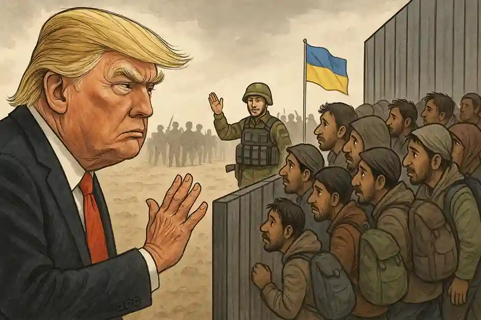 trump-ukraine-mass-deportation Trump kündigt Massenabschiebungen ukrainischer Migranten an und verändert damit die strategische Lage im Ukrainekrieg.