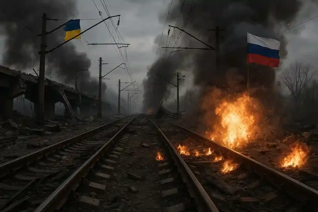 Russische Angriffe auf ukrainische Eisenbahnen während des Krieges 2025, strategisches Ziel und Symbolik des Widerstands