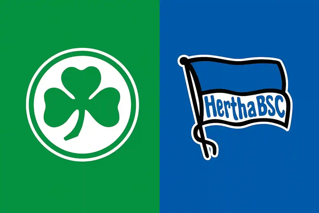 Greuther Fürth gegen Hertha Berlin – 2. Bundesliga Spiel am 12. Dezember 2025