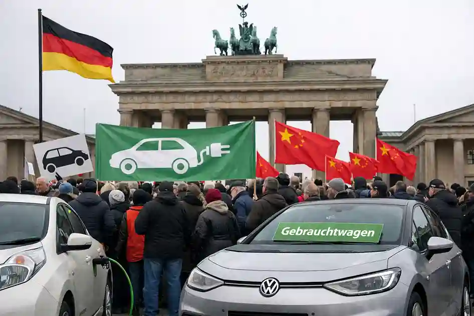 Olaf Lies fordert E-Auto-Förderung „Olaf Lies bei Pressekonferenz zur Förderung von gebrauchten Elektroautos in Niedersachsen“