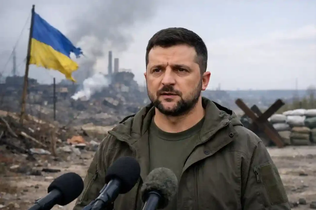 Wolodymyr Selenskyj spricht über entmilitarisierte Zonen im Donbass und den neuen ukrainischen Friedensplan