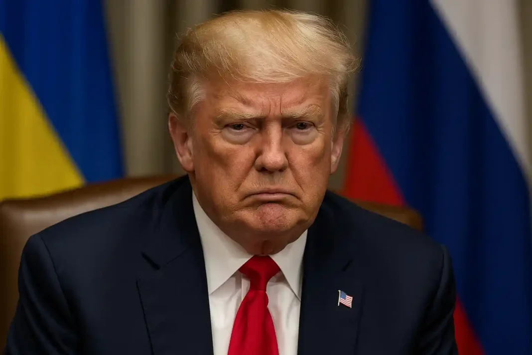 US-Präsident Donald Trump diskutiert Friedensgespräche zur Ukraine 2025