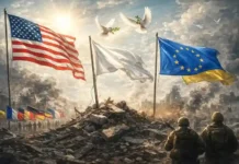 Friedensgespräche Berlin: Trump und Europa drängen auf Ukraine-Frieden Trump, Zelensky und europäische Führer bei Friedensgesprächen in Berlin