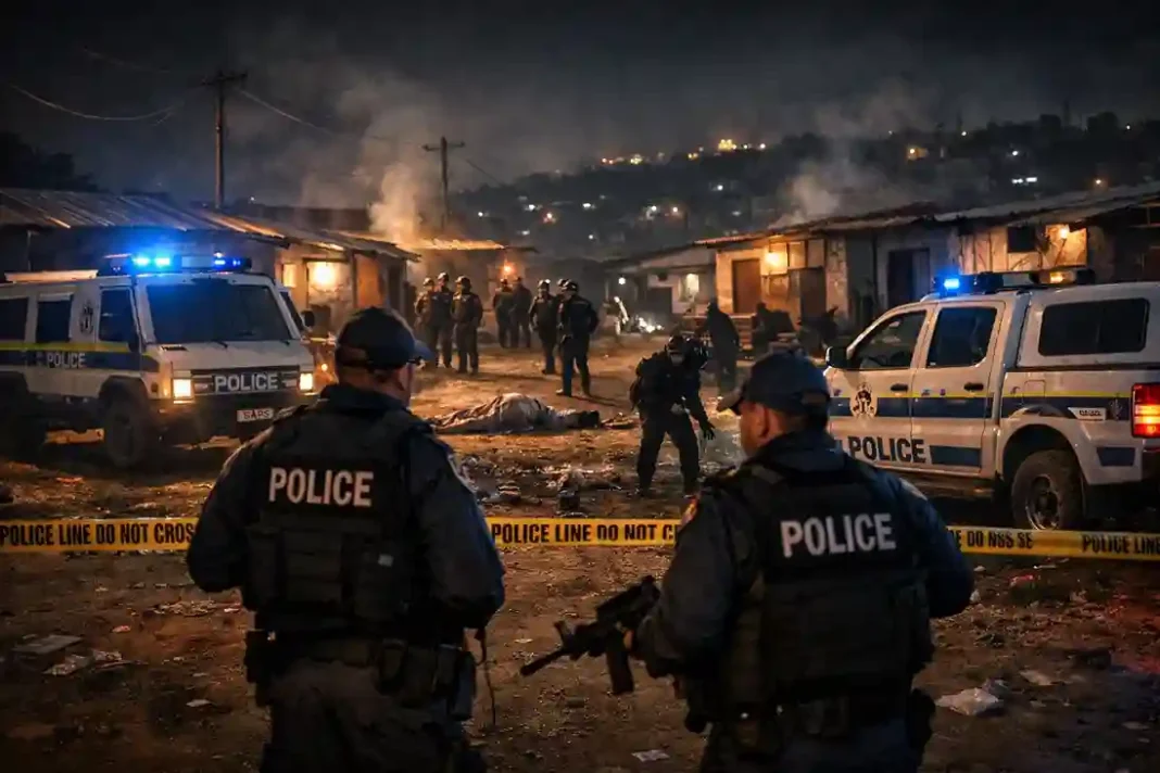 Polizeieinsatz nach Massenangriff in Bakkersdal, Südafrika