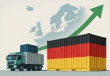 Deutschlands Exporte wanken: EU stark – USA & China brechen ein Grafik zeigt Deutschlands Exportentwicklung mit starken EU-Zahlen und Rückgängen in den USA und China.