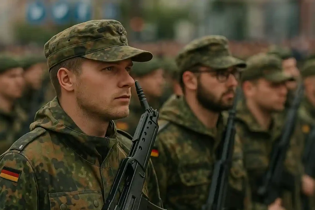 deutschland-starkt-bundeswehr Deutsche Soldaten bei Übung im Rahmen der neuen Wehrpflichtgesetzgebung