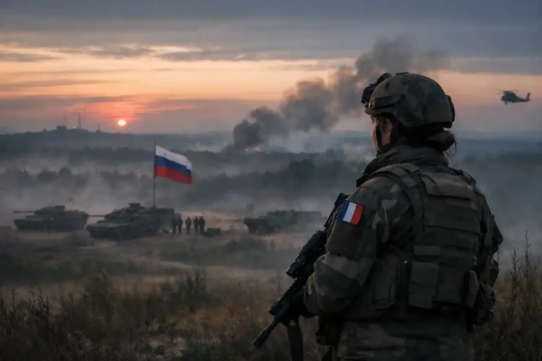 Französische Soldaten bei einer militärischen Übung zur europäischen Sicherheit