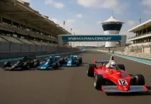 🔥 Historische Formel 1-Rennen erstmals live in Yas Marina erleben Historische Formel-1-Autos auf der Yas Marina Rennstrecke bei den Masters-Rennen