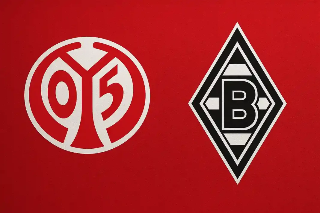 Bundesliga-Spiel Mainz gegen Borussia Mönchengladbach in der Mewa Arena