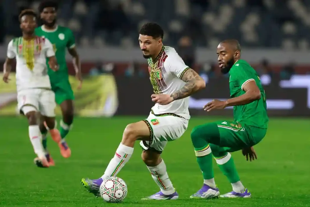 „Mali Fußballspieler feiern Qualifikation Achtelfinale AFCON 2025“