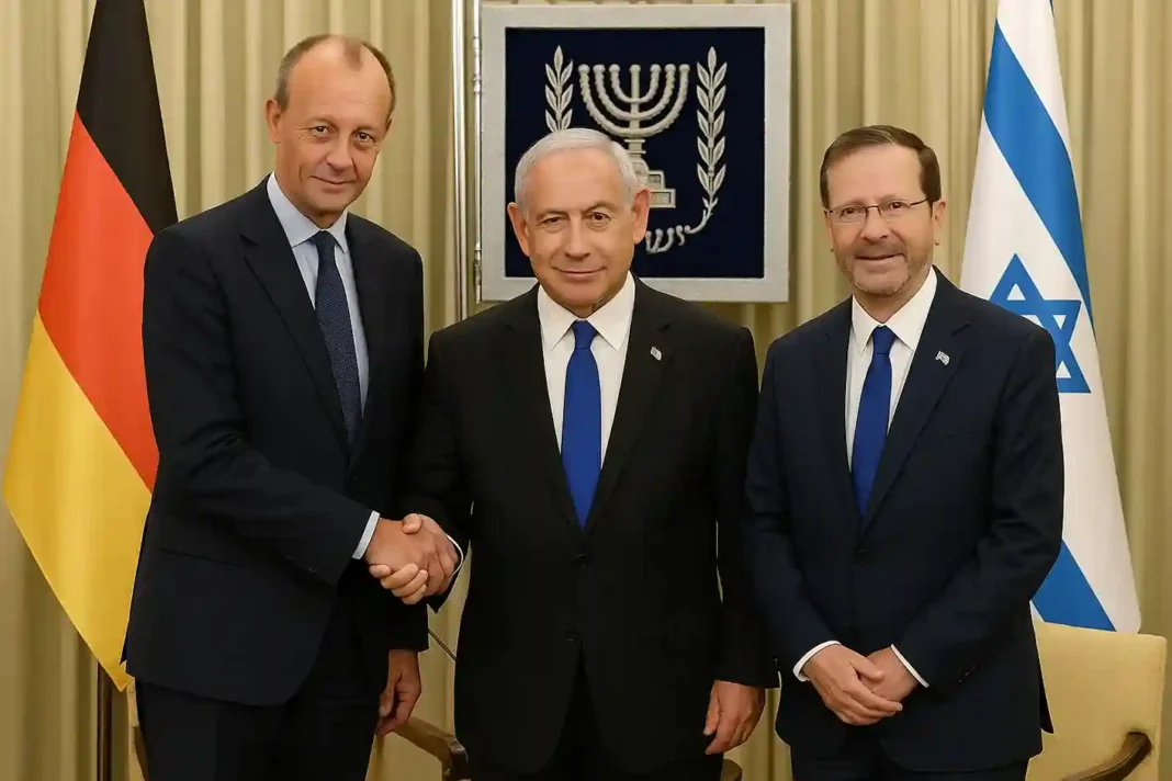 merz-israel-diplomatie Friedrich Merz trifft Benjamin Netanjahu in Jerusalem während einer diplomatisch angespannten Israel-Reise 2025