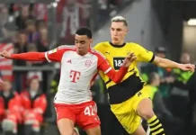 Schlotterbeck vor BVB-Abschied: Real & Barça lauern Nico Schlotterbeck im Trikot von Borussia Dortmund während eines Bundesliga-Spiels