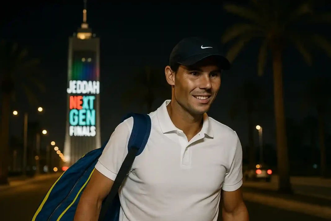 rafael-nadal-next-gen-finals-jeddah Rafael Nadal inspiriert junge Talente bei den Next Generation Finals in Jeddah 2025