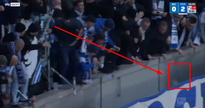 ryan-ghrieb-betongraben-magdeburg Ryan Ghrieb fällt nach Torjubel in einen 2,7 Meter tiefen Betongraben