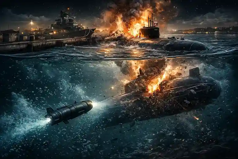 ukraine-unterwasserdrohne-russisches-uboot-schwarzmeer Ukrainische Unterwasserdrohne greift russisches U-Boot im Hafen von Noworossijsk an