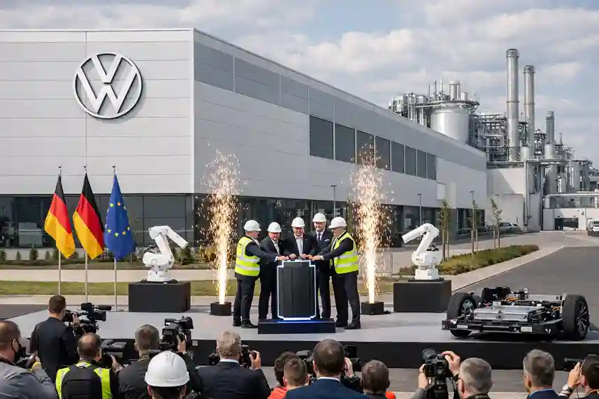volkswagen-batteriezellenfabrik-salzgitter Volkswagen eröffnet erste Batteriezellenfabrik in Salzgitter zur Produktion von Einheitszellen für Elektroautos