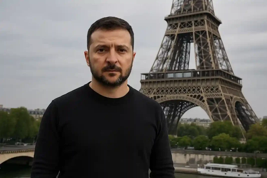 zelensky-macron-witkoff-praeventivschlag Zelensky und Macron besprechen Frieden in der Ukraine, Präventivschlag und Sicherheitsgarantien im Fokus.