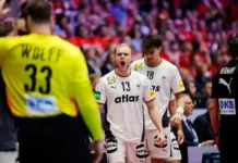 Deutschland besiegt Kroatien und steht im EM-Finale Andreas Wolff jubelt nach dem Halbfinalsieg Deutschlands gegen Kroatien bei der EHF EURO 2026