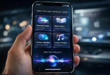 Apple präsentiert Siri 2026: KI-Update revolutioniert iOS 26.4 Apple Siri KI 2026 auf iPhone Bildschirm mit neuer Benutzeroberfläche