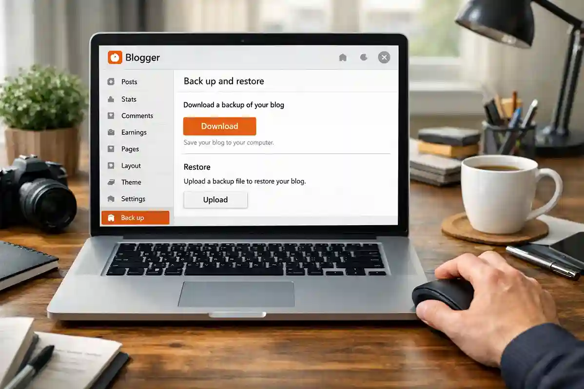 Blogger Backup erstellen