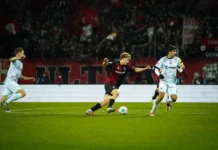 Remis in Nürnberg, Hannover siegt in Magdeburg Spielszene aus den Partien Nürnberg gegen Preußen Münster sowie Magdeburg gegen Hannover 96