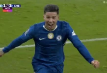 Chelsea rettet Last-Minute-Unentschieden gegen City Drama Chelsea-Spieler feiern Last-Minute-Tor gegen Manchester City im Etihad-Stadion