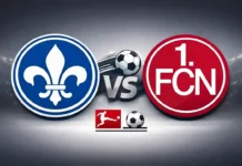 SV Darmstadt 98 vs. 1. FC Nürnberg – 2. Bundesliga SV Darmstadt 98 gegen 1. FC Nürnberg im Duell der 2. Bundesliga