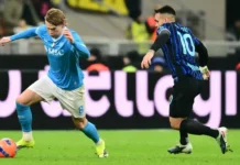 Inter vs Napoli: Spannendes 2-2 Drama in Serie A ⚽ Inter gegen Napoli Serie A Spiel 2-2, Demarco trifft, McTominay gleicht aus