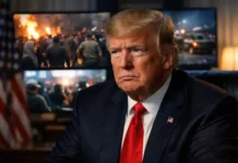 Iran-Proteste eskalieren: Trump droht – Europa erhöht Druck Donald Trump im Weißen Haus während Gesprächen zur Iran-Krise 2026