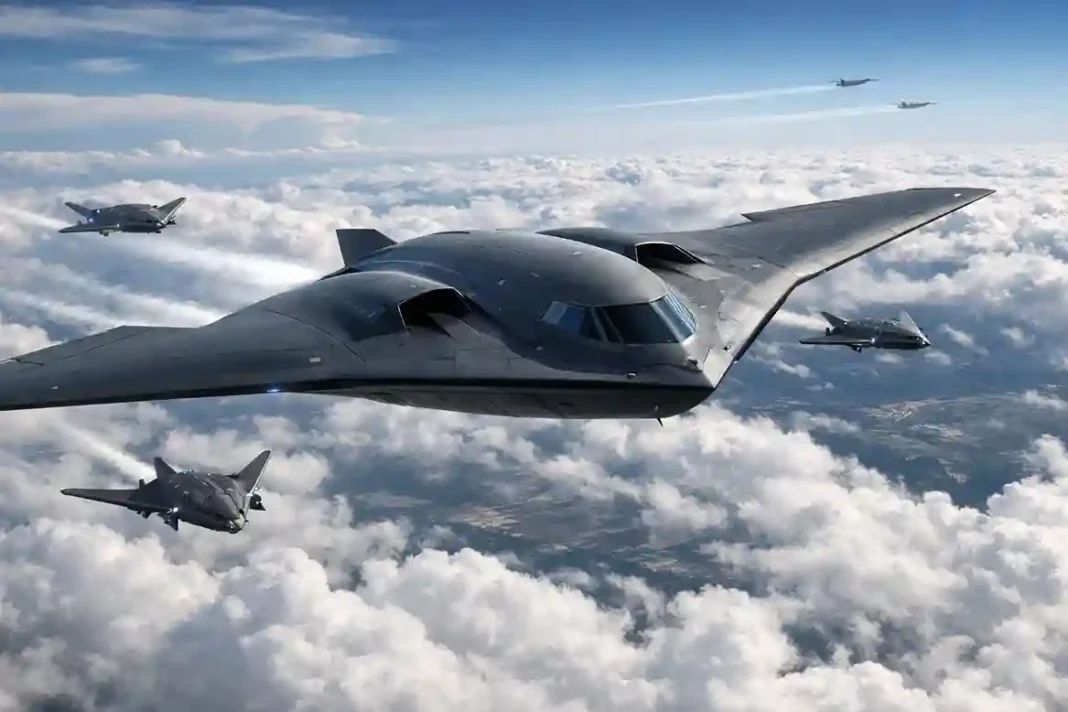 Prototyp eines B-21 Raider Kampfjets der 6. Generation in Entwicklung