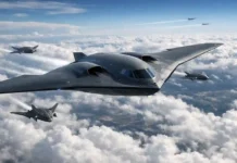 Kampf um 6. Generation: Zukunft der Luftüberlegenheit Prototyp eines B-21 Raider Kampfjets der 6. Generation in Entwicklung