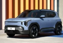 Kia EV2 enthüllt: Neuer Elektro-SUV unter 30.000 Euro Kia EV2 Elektro-SUV 2026 bei der Präsentation auf der Brussels Motor Show