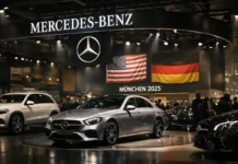 Trump wirbt um Mercedes – Konzern bleibt daheim EU! Mercedes-Benz Messestand in München 2025 trotz US-Werbung durch Trump