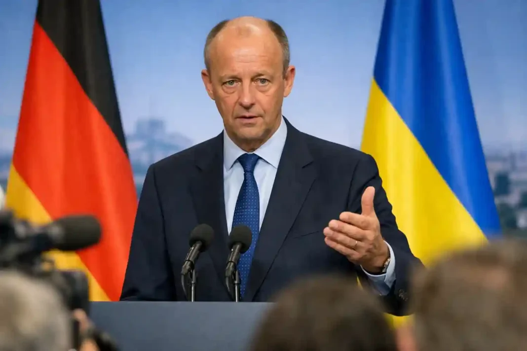 merz-ukraine-gipfel-paris-2026 Bundeskanzler Friedrich Merz beim internationalen Ukraine-Gipfel in Paris mit europäischen Staatschefs