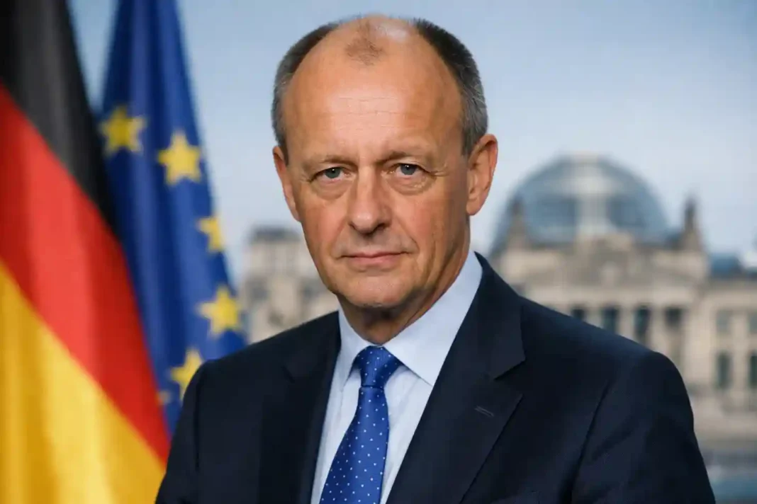 Bundeskanzler Friedrich Mirtz bei Vorbereitungen für den Nordsee-Energie-Gipfel 2026 in Hamburg