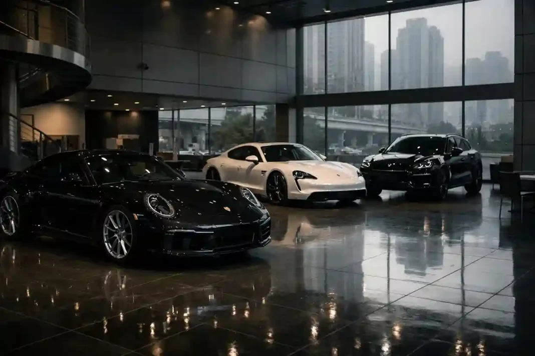 Porsche Sportwagen auf chinesischem Markt vor wirtschaftlichen Herausforderungen