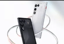 RedMagic 11 Air: Gaming-Smartphone mit 120W Ladepower ZTE nubia RedMagic 11 Air Gaming-Smartphone Vorder- und Rückseite