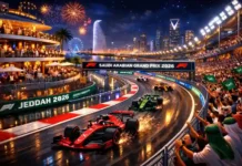 Countdown läuft: Saudi Grand Prix 2026 in Jeddah erleben Saudi Grand Prix 2026 in Jeddah: Formel 1 Autos auf der schnellsten Straßenrennstrecke der Welt