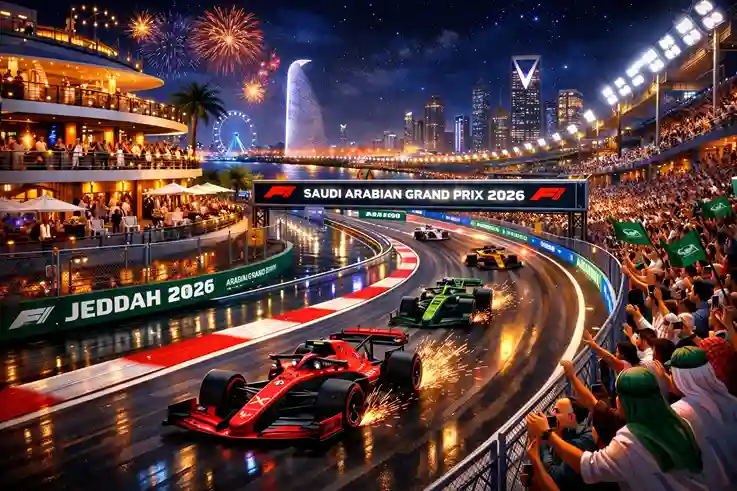 saudi-grand-prix-2026-jeddah Saudi Grand Prix 2026 in Jeddah: Formel 1 Autos auf der schnellsten Straßenrennstrecke der Welt