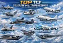 Top 10 teuerste Militärjets der Welt 💸 F-35 bis B-2 Spirit „Top 10 teuerste Militärflugzeuge der Welt, von F-35 Lightning II bis B-2 Spirit“