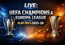 🔴 Live: UEFA Champions & Europa League Play-offs 2025-26 Live-Übertragung der UEFA Champions League und Europa League Play-offs 2025-26
