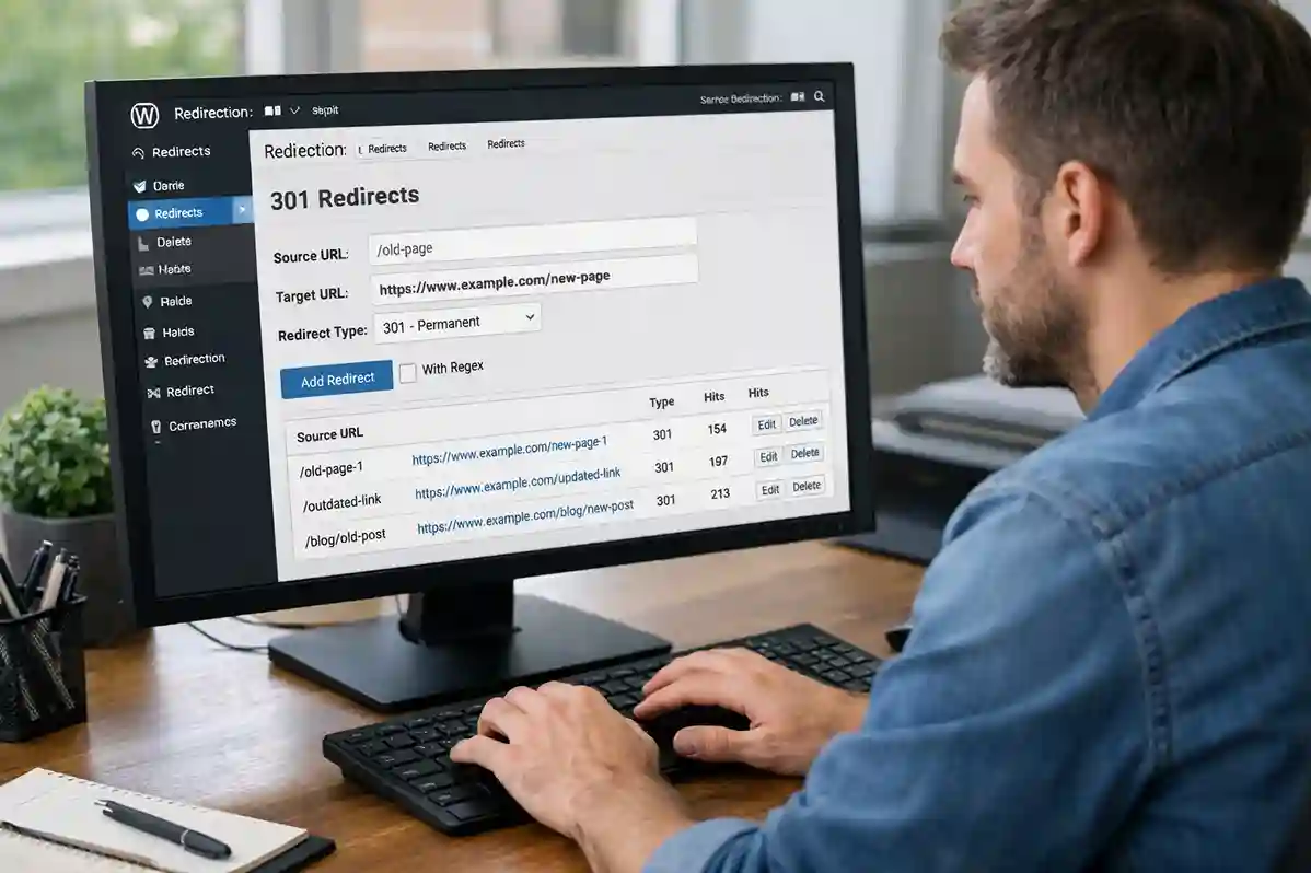 301 Weiterleitungen einrichten