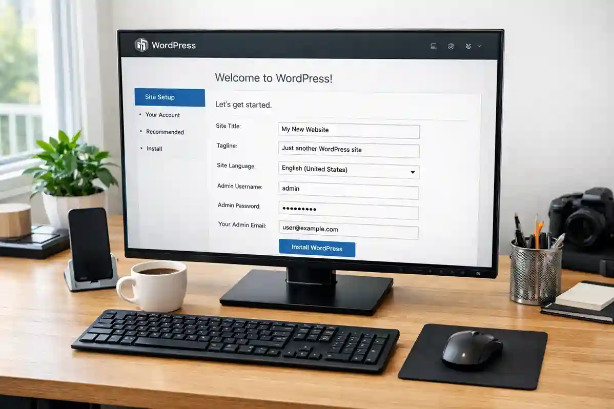 WordPress Installation und Dashboard Übersicht