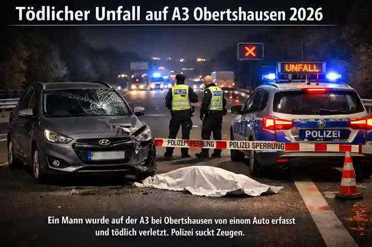 Tödlicher Unfall Auf A3 Bei Obertshausen Erschüttert Hessen 1 Autobahn A3 bei Obertshausen nach tödlichem Unfall gesperrt